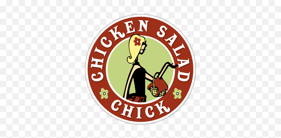 Chicken Salad Chick Logo Lo Co Design - Language Emoji,Round Logo Design