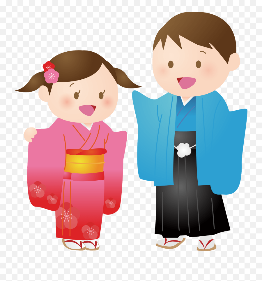 Children Are Wearing Kimonos Clipart Free Download - Kimono Clipart Emoji,Sparklers Clipart