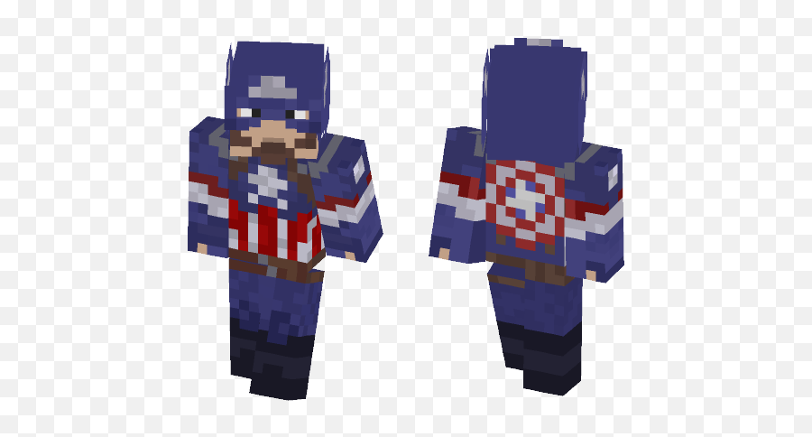 Download Captain America Civil War Minecraft Skin For Free Emoji,Captain America Civil War Logo Png