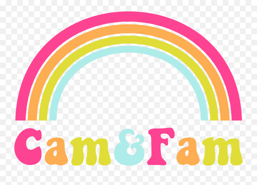 Cam And Fam Rainbow Logo Products From - Dot Emoji,Rainbow Logo