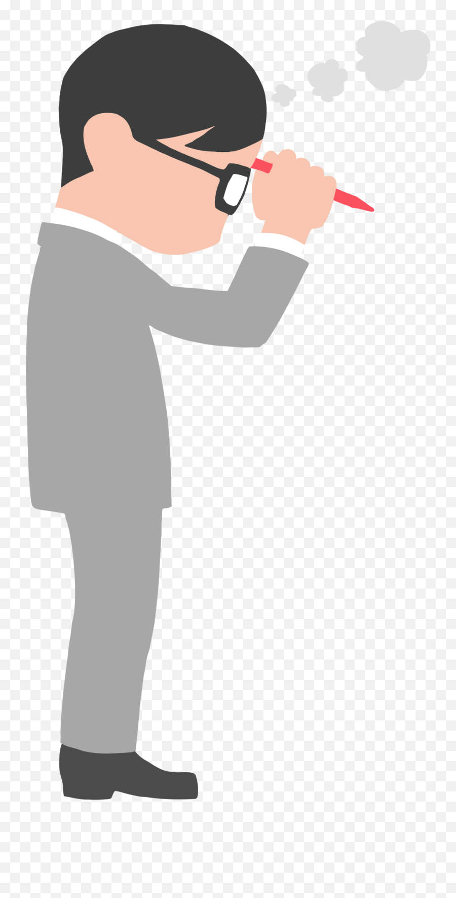 Man Thinking Icon Png - Thinking People Cartoon Png Emoji,Person Thinking Clipart