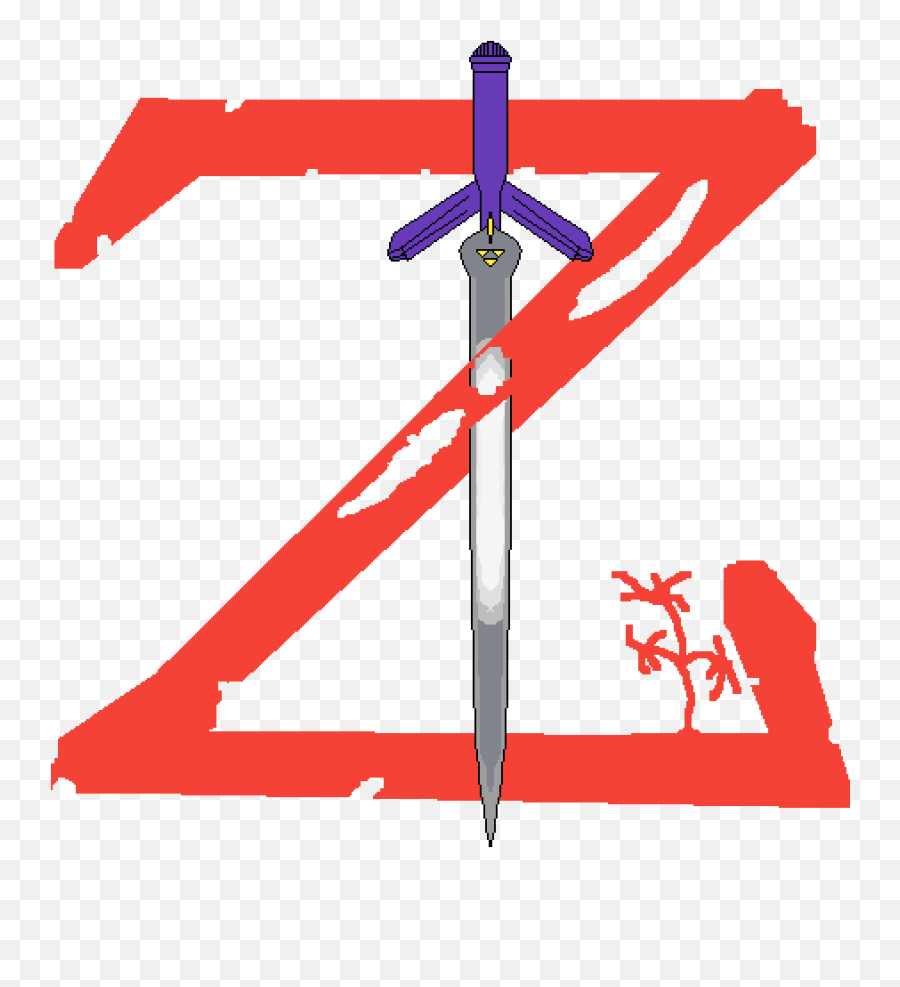 Pixilart - Vertical Emoji,Zelda Logo