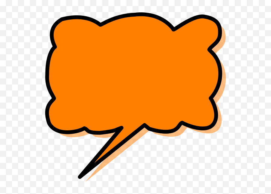 Callout Orange Clipart - Vector Call Out Png Emoji,Orange Clipart