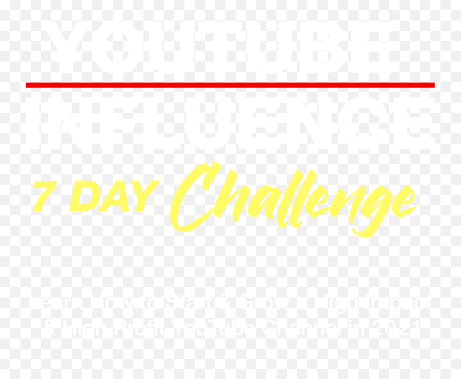 Join Us For The Free 7 - Day Youtube Influence Challenge Horizontal Emoji,Youtube New Logo