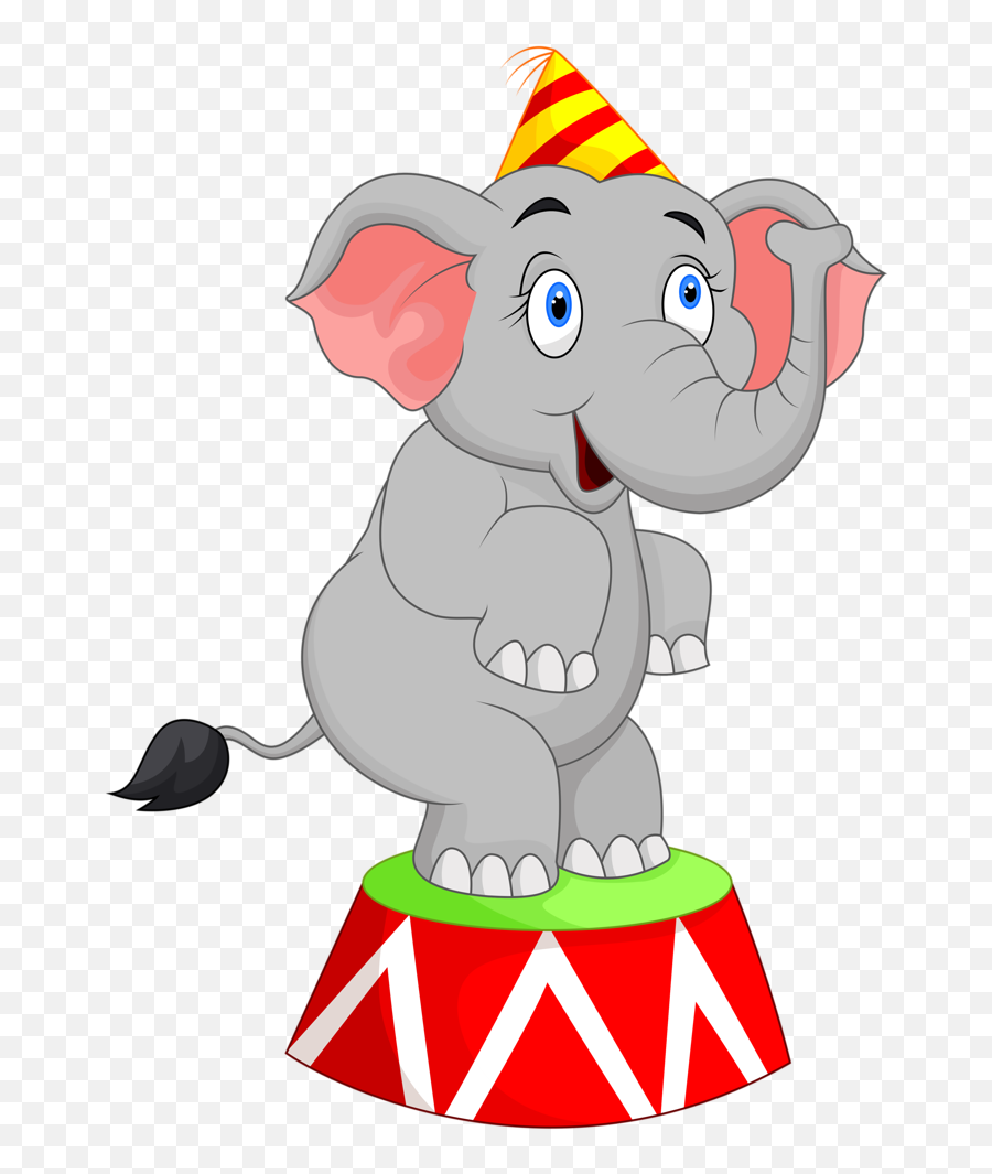 Circus Elephant Clipart Png Download - Elephant In Circus Cartoo Emoji,Elephant Clipart Png