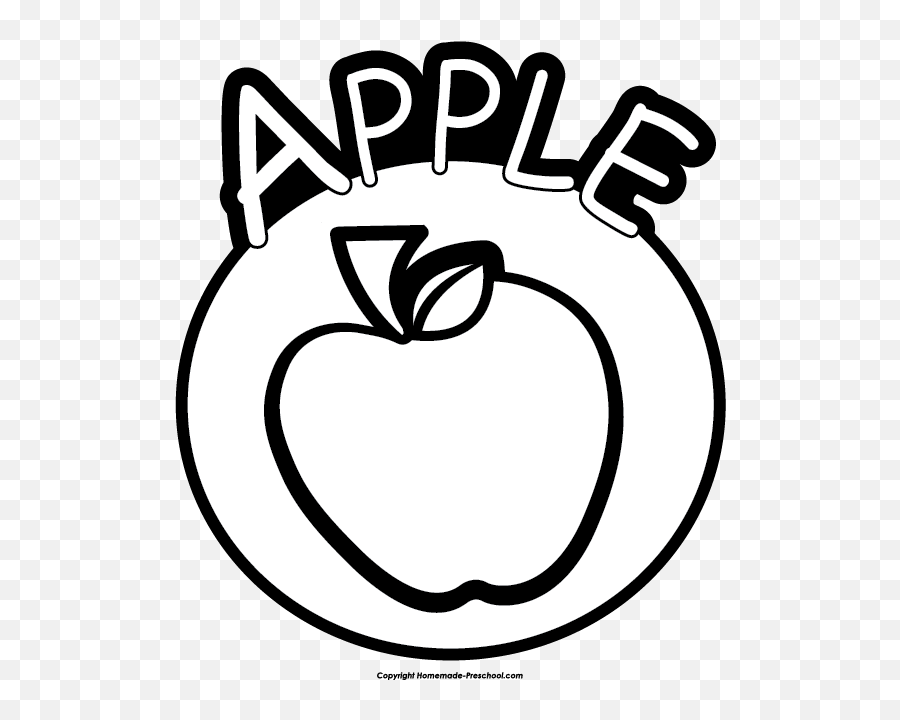Apple Clipart Black And White - Apple Clipart Black And White With Name Emoji,Apple Clipart Black And White