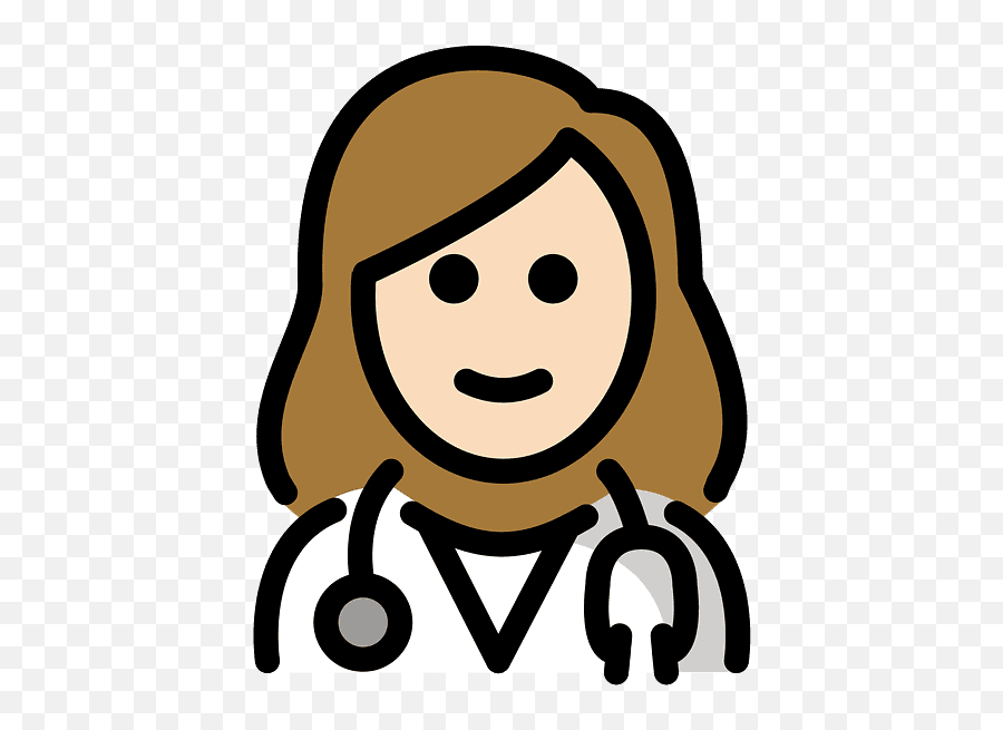 Woman Health Worker Emoji Clipart - Openmoji,Health Clipart