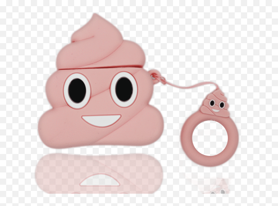 Poop Emoji Pink - Airpods Case Shell U2013 Tek Shells,Shit Emoji Png