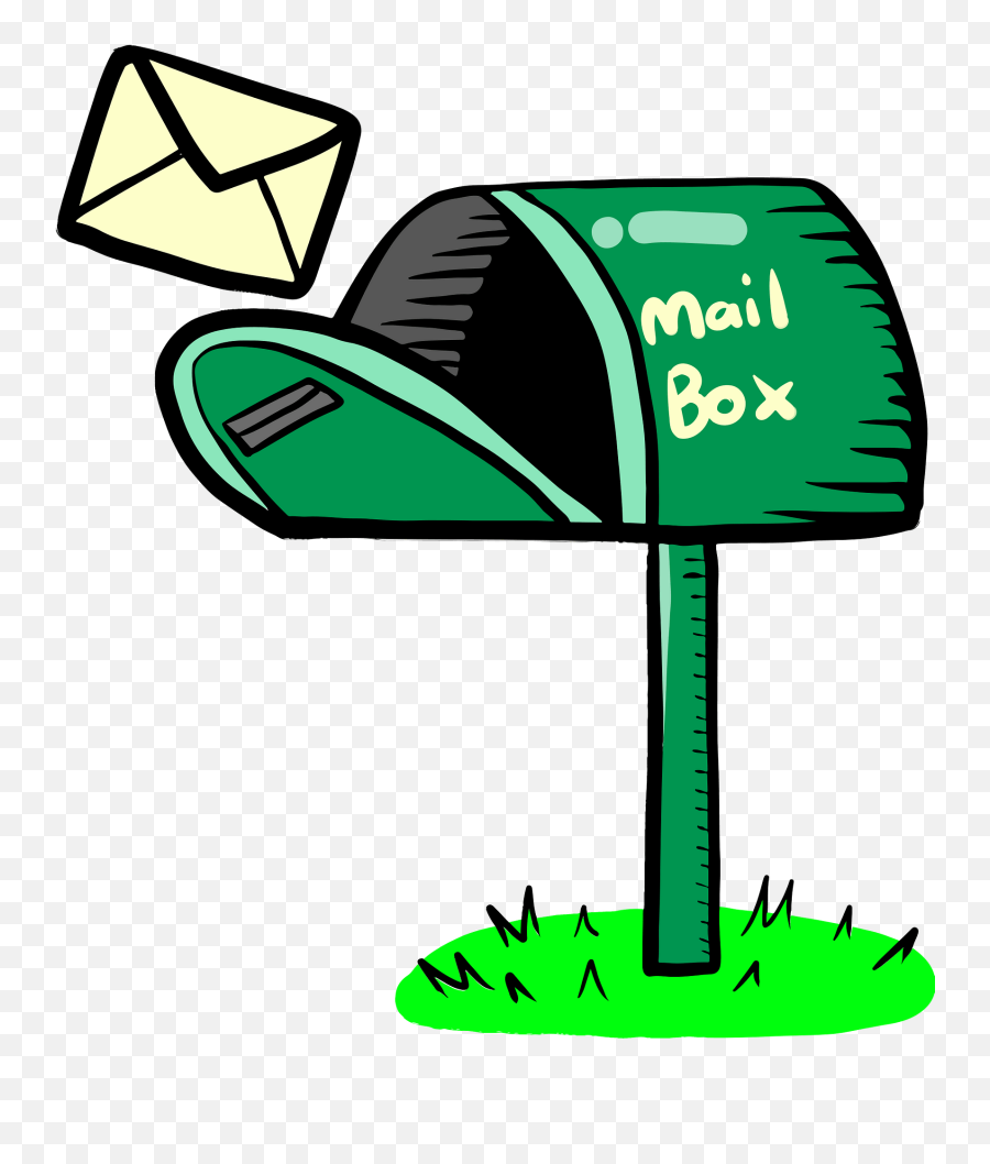 Mail Box And Letter Clipart - Hard Emoji,Letter Clipart