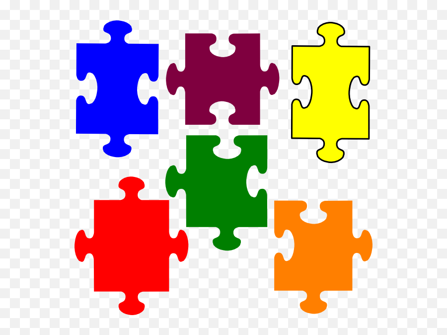 Jigsaw Puzzle Clip Art At Clker - Puzzle Clipart Emoji,Puzzle Clipart