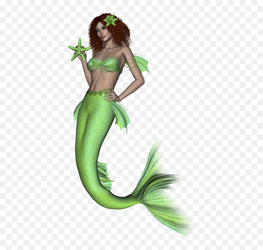 Download Mermaid Png - Human Mermaid Png Emoji,Mermaid Png