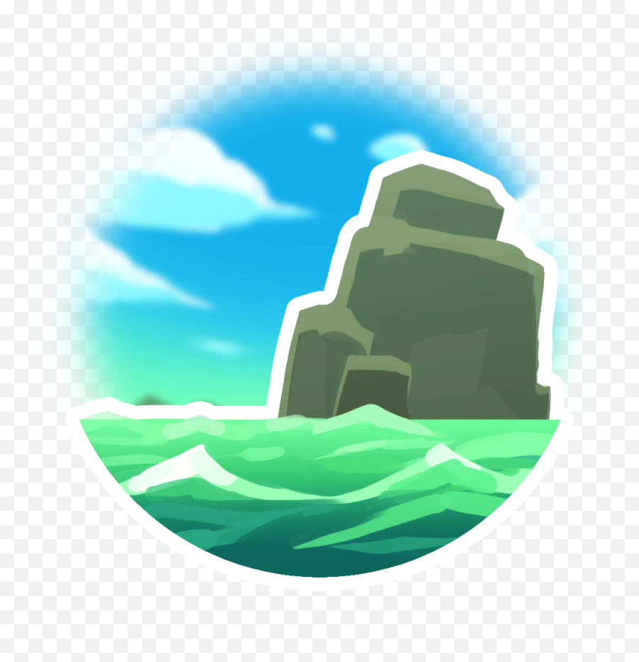Glitch Clipart Sea Rock - Illustration Png Download Full Todas Las Zonas De Slime Rancher Emoji,Rocks Clipart