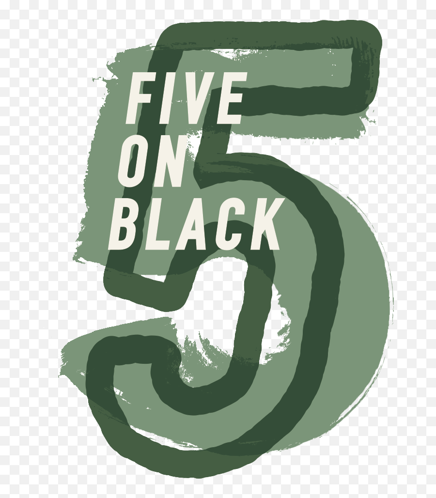 Five On Black - Language Emoji,Blacked Logo