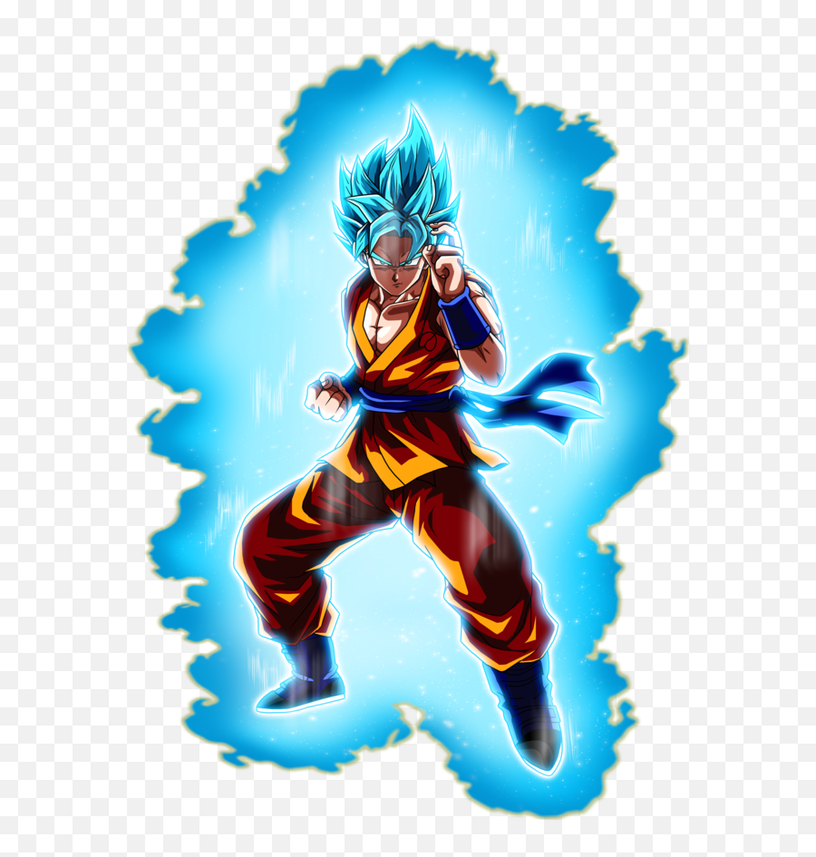 Download Hd Goku Clipart Ssb - Goku Transparent Png Image Goku Ssb Hd Emoji,Goku Transparent