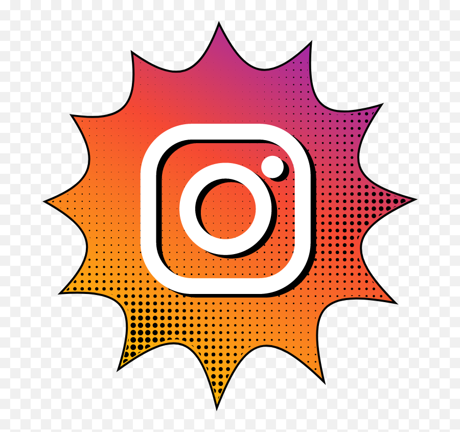 Instagram Icon Comic Style Png Image Free Download Searchpngcom - Ig Logo Comics Png Emoji,Facebook Instagram Logo Png