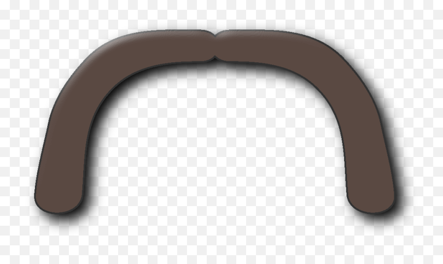 Handle Bar Mustache Clipart Png Image - Arch Shaped Emoji,Mustache Clipart