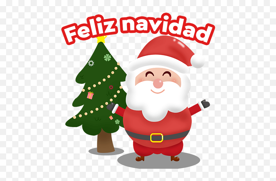 Navidad Tierna - Imagenes De Santa Animado Emoji,Feliz Navidad Clipart