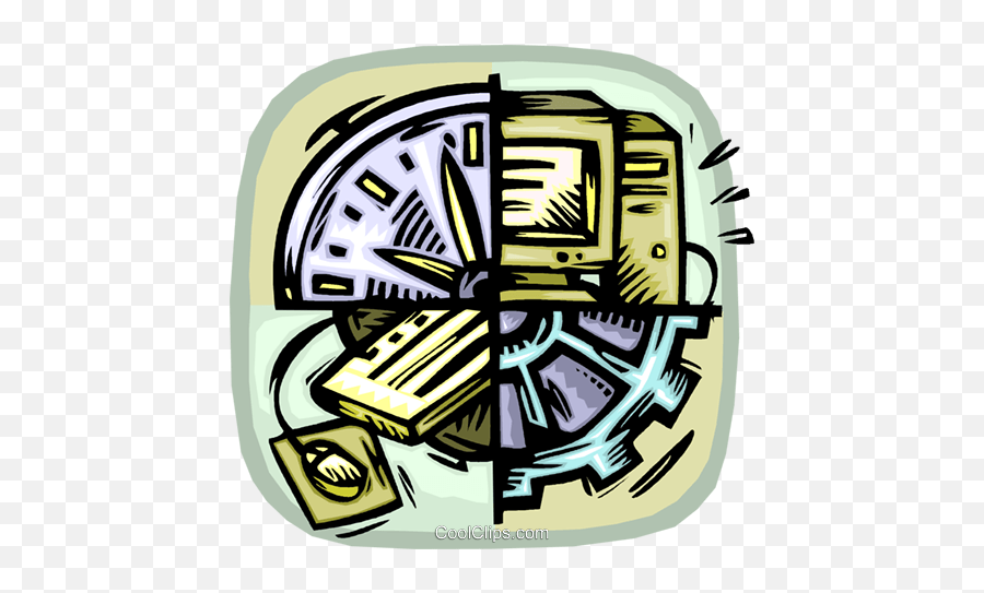 High - Tech Industry Royalty Free Vector Clip Art Illustration Dot Emoji,Tech Clipart