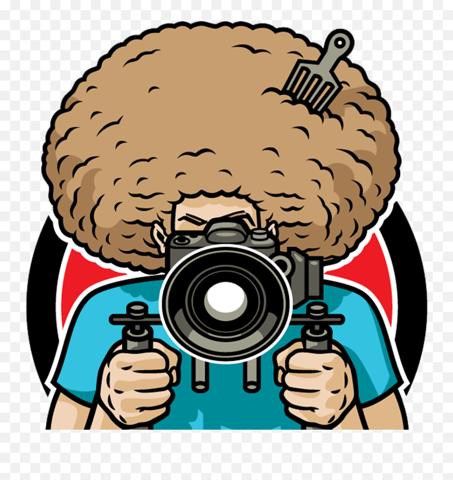 Photographer Clipart Long Hair Man - Fro Knows Photo Flash Froknowsphoto Emoji,Photographer Clipart