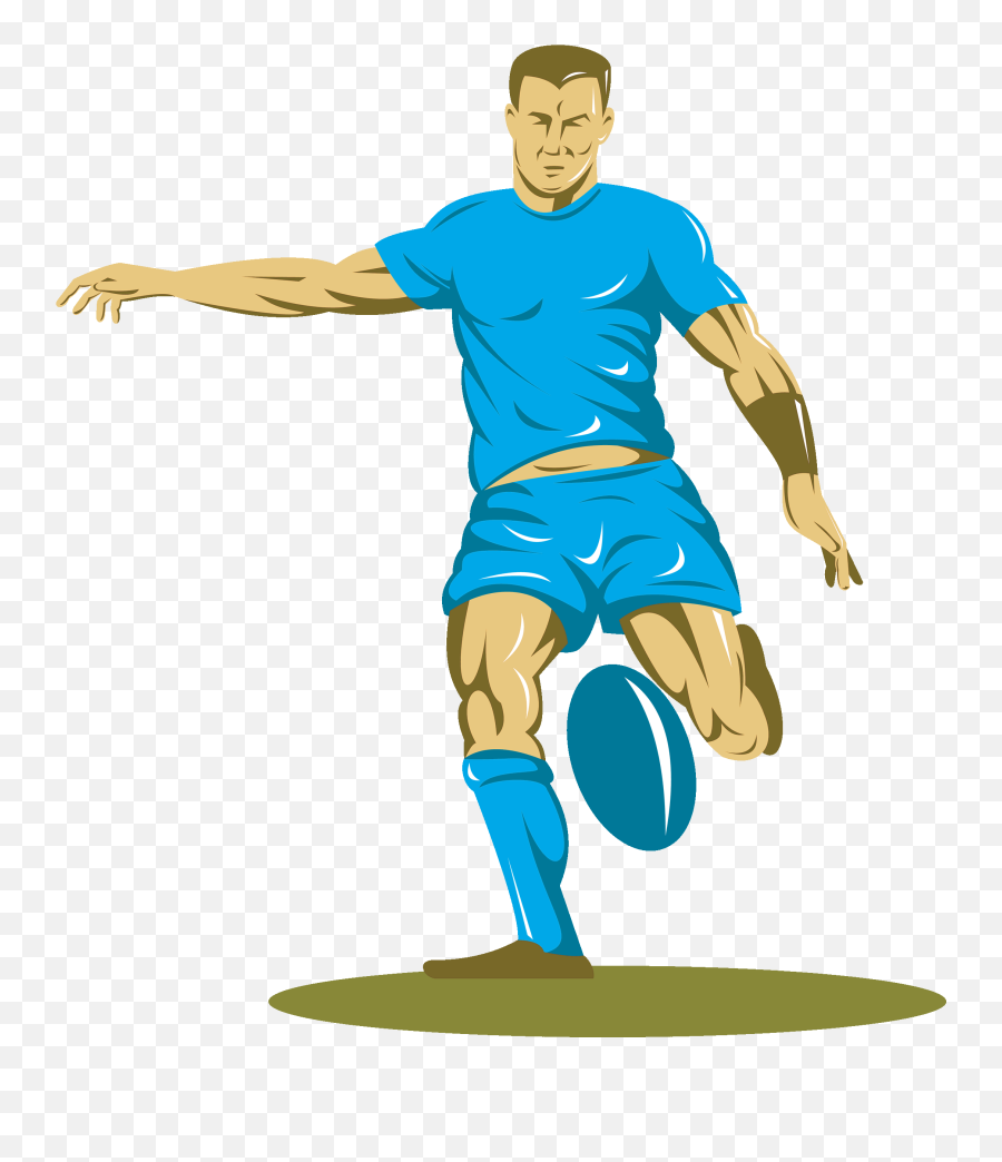 Rugby Clipart - Clipartsco Emoji,Kids Playing Soccer Clipart