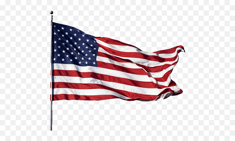 Wind American Flag Png Realistic - Usa Flag Png Emoji,American Flag Png