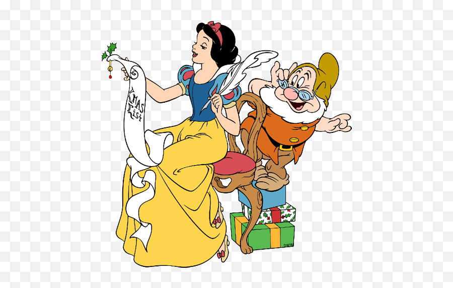 Snow White And The Seven Dwarfs Christmas Clip Art Disney Emoji,Grumpy Clipart