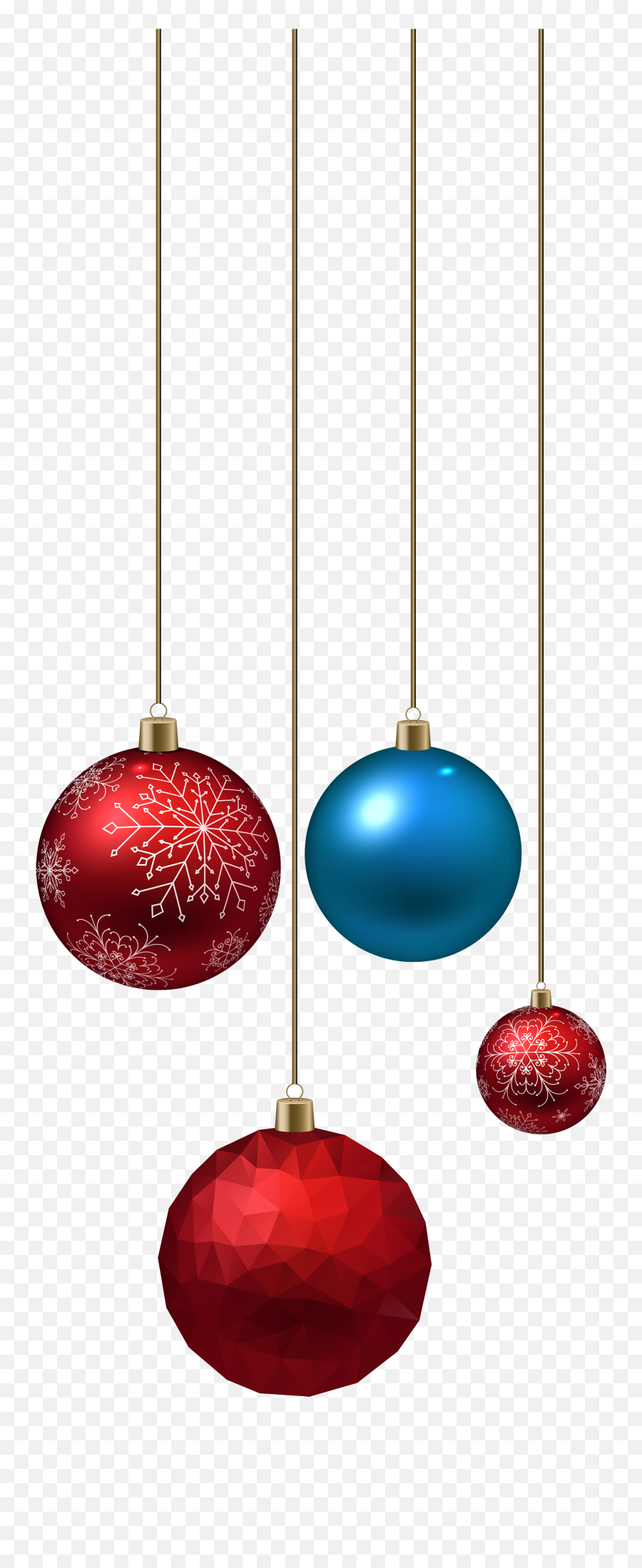Blue And Red Christmas Ball Png Clipart Emoji,Christmas Ball Clipart