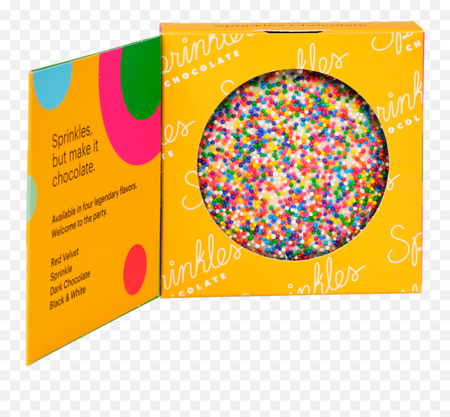 Sprinkle Chocolate Bar U2013 Sprinkles Nationwide Shipping Emoji,Yellow Dot Png