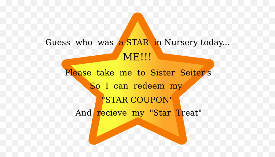 Nursery Star Clip Art At Clkercom - Vector Clip Art Online Emoji,Nursery Clipart
