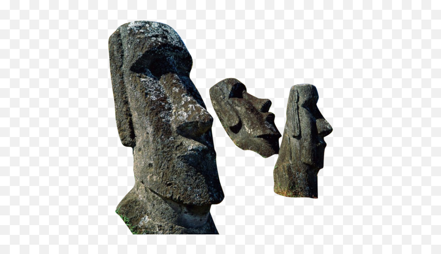 Moai Rano Raraku Rapa Iti Stone Carving Rock For Easter Emoji,Transparent Stone