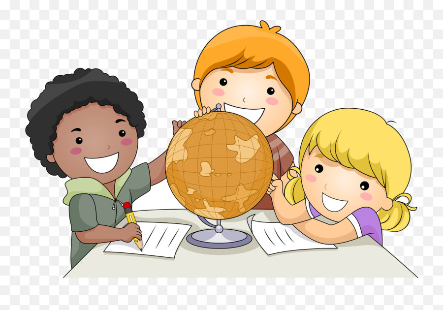 Clipart Child Homework Clipart Child Homework Transparent - Happy Children Learning Clipart Emoji,Homework Clipart