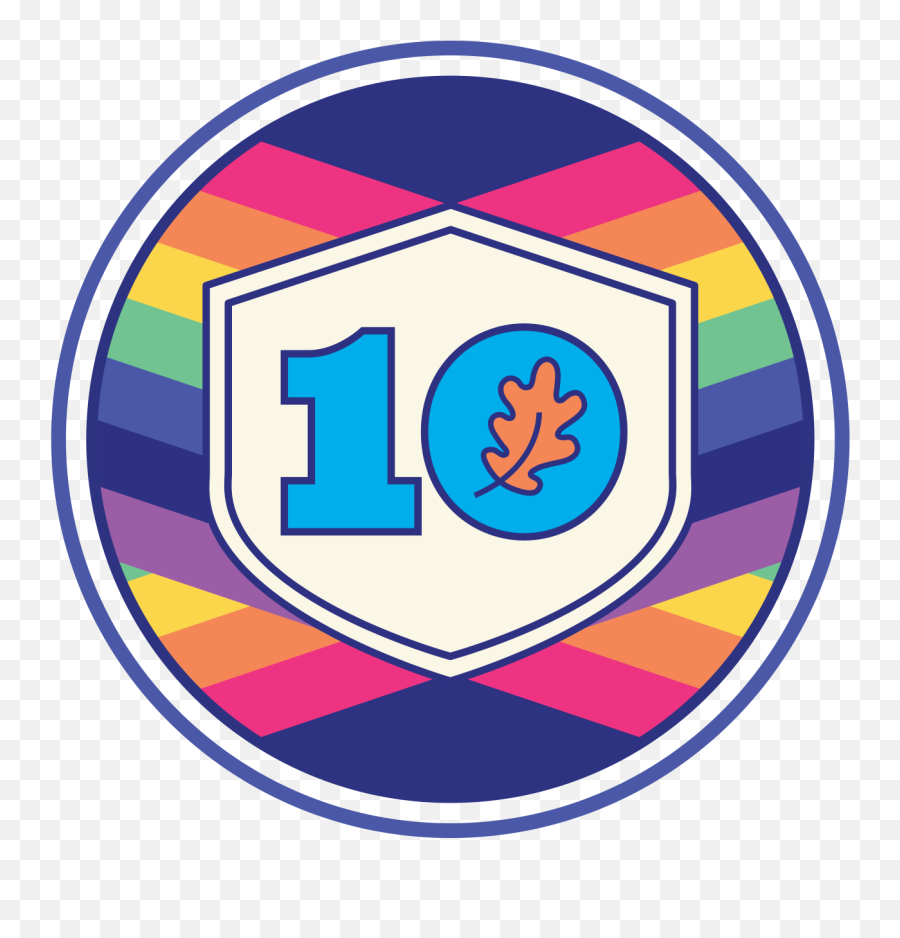 10th Anniversary Badge U2014 Girlfriday Emoji,Anniversary Png