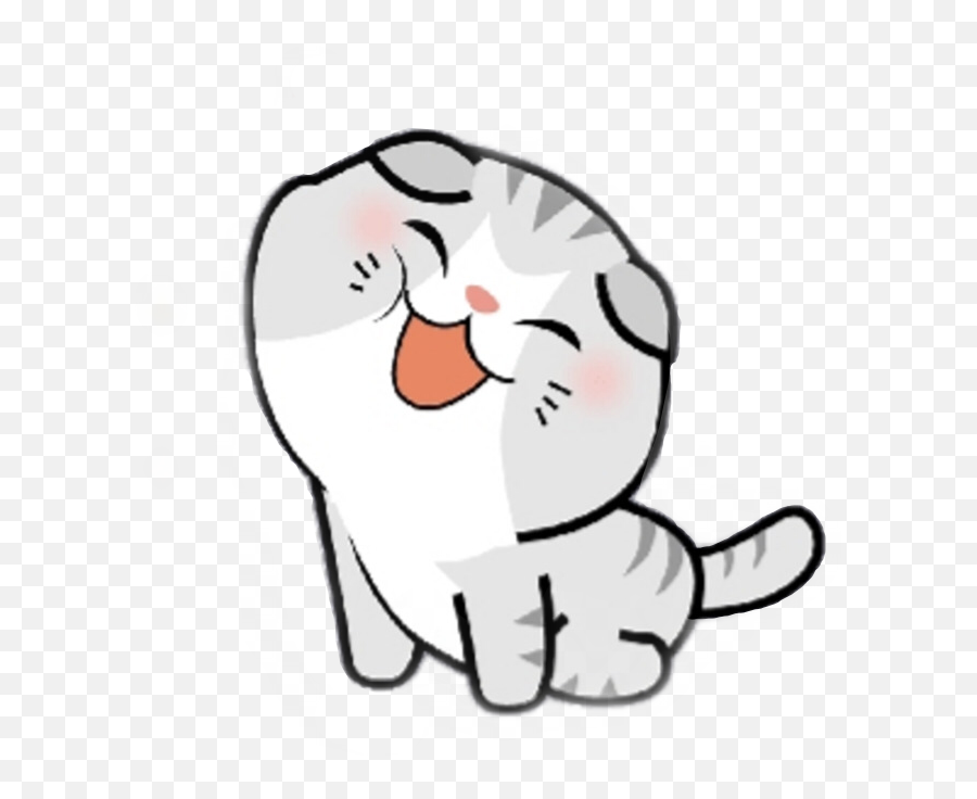 Png Cute Pngcute Cuteanimals Animals Freetoedit - Cat Png Kawaii Cat Stickers Emoji,Cute Animal Clipart