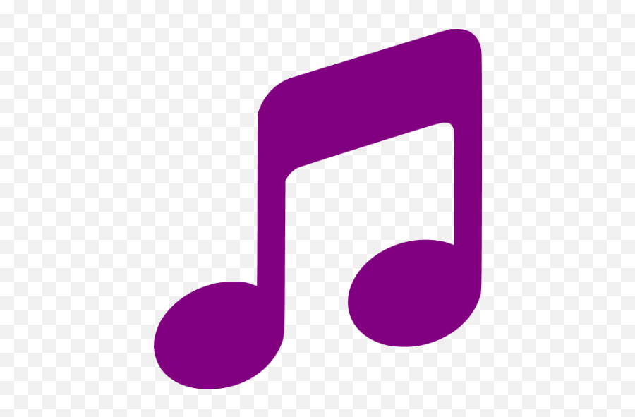 Purple Music 2 Icon - Free Purple Music Icons Transparent Purple Music Icon Emoji,Music Symbols Png