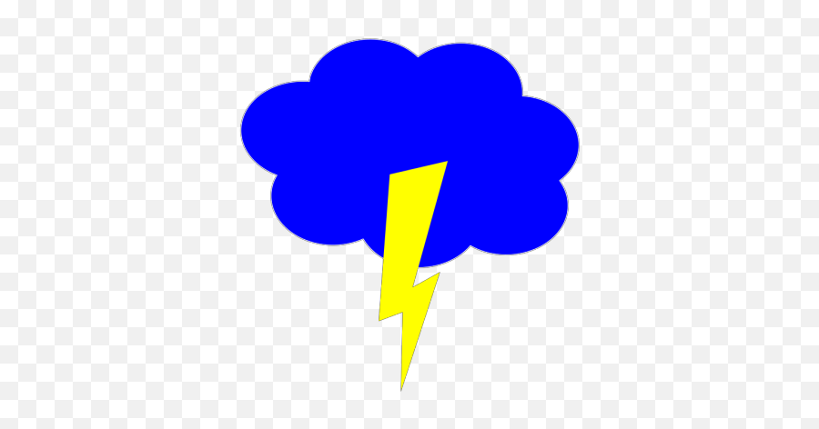 Clipart Cloud Lightning Clipart Cloud - Petir Kartun Emoji,Lightning Clipart