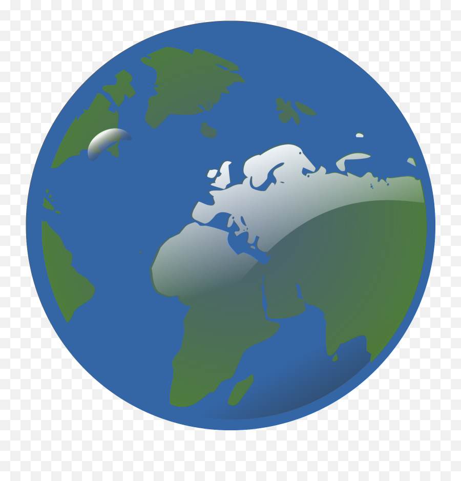 Earth Globe Svg Vector Earth Globe - Img Of World Transparent Background Emoji,Globe Clipart Png