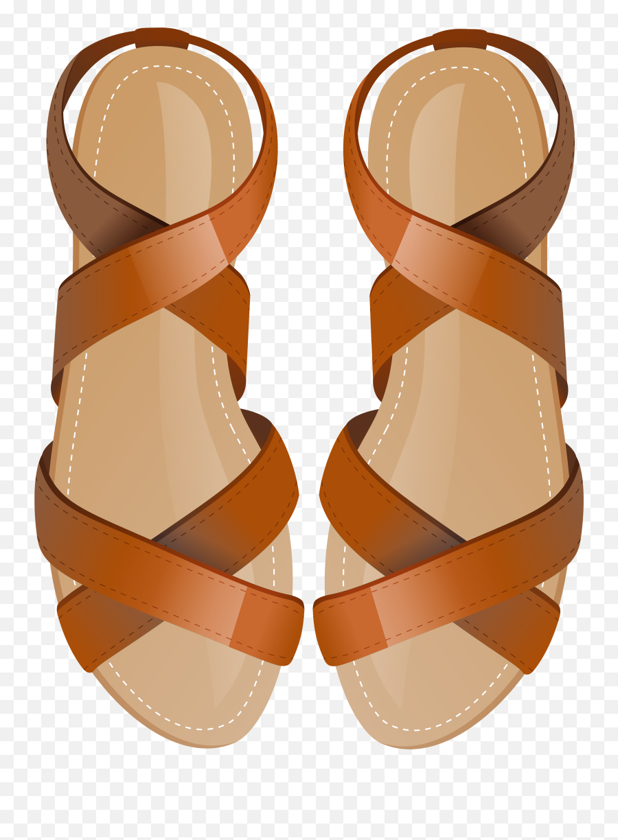 Clipart Summer Sandal Clipart Summer Sandal Transparent - Sandals For Women Clip Art Emoji,Sandle Clipart