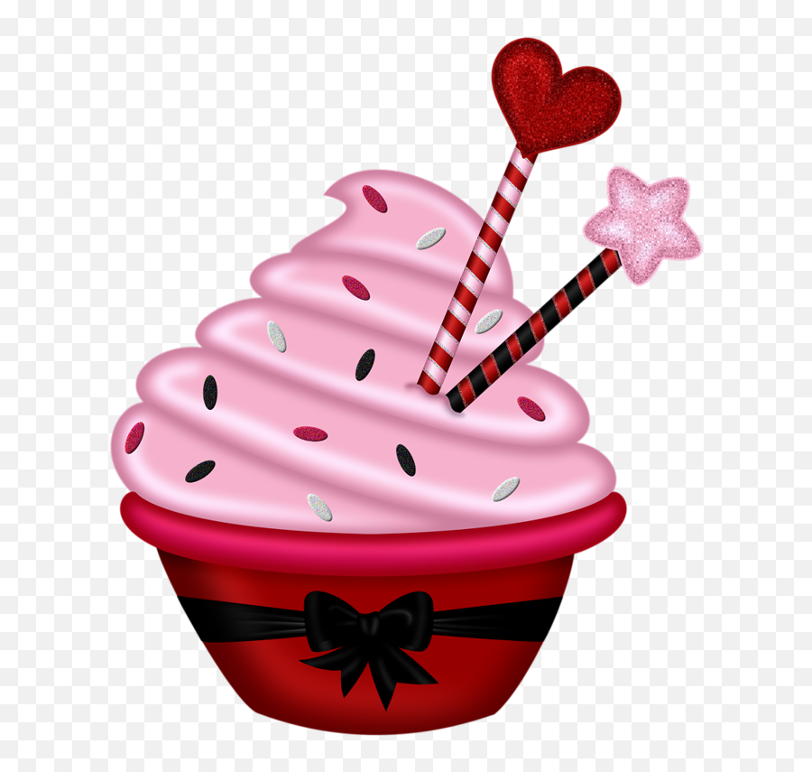 Glitterdoll - Clip Art Happy Birthday Emoji,Cute Cupcake Clipart