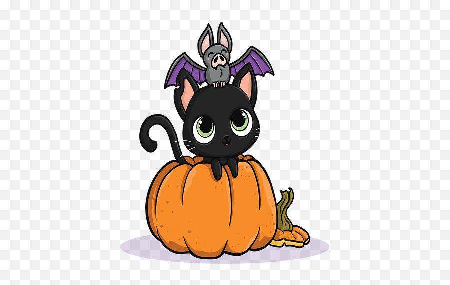Cute Halloween Cat - Cat You Ve Been Booed Emoji,Cute Halloween Clipart