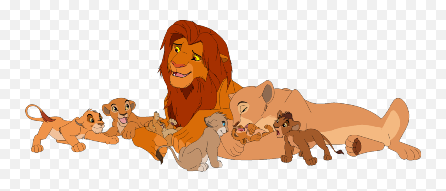Lion Simba Nala Sarabi Mufasa - Simba And Nala Family Emoji,Nala Png