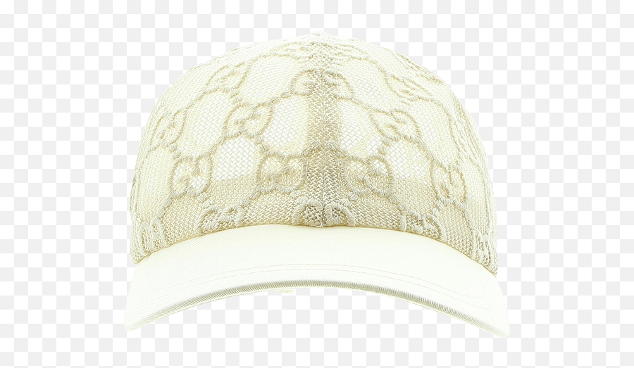 Gucci Gg Net Embroidered Baseball Hat U0027creamu0027 - Gucci Emoji,Gucci Hat Png