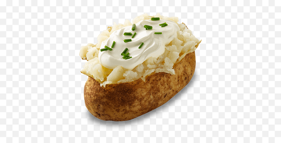 Baked Potato White Background - Clipart Baked Potato Png Emoji,Potato Clipart