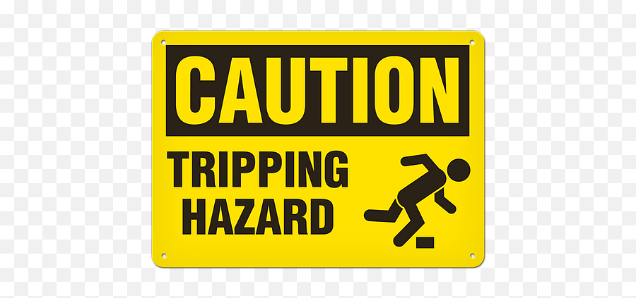 Incom Caution - Tripping Hazard Emoji,Hazard Png