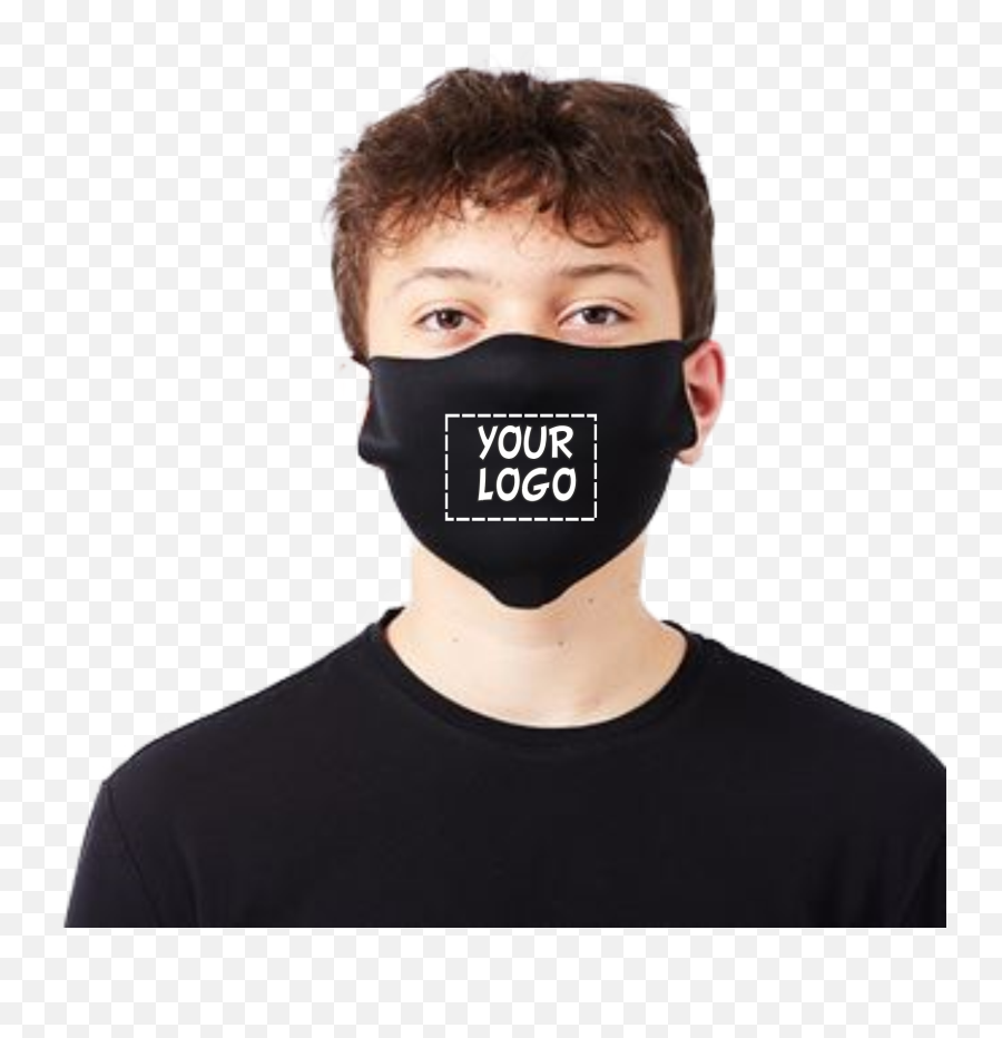 Printed Face Masks Black Printed Emoji,Logo Face Masks