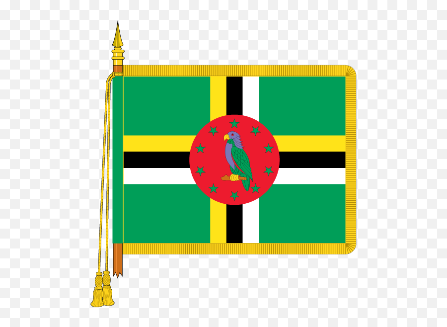 Buy Ceremonial Dominica Flag Online High Quality Emoji,Ecuador Flag Png
