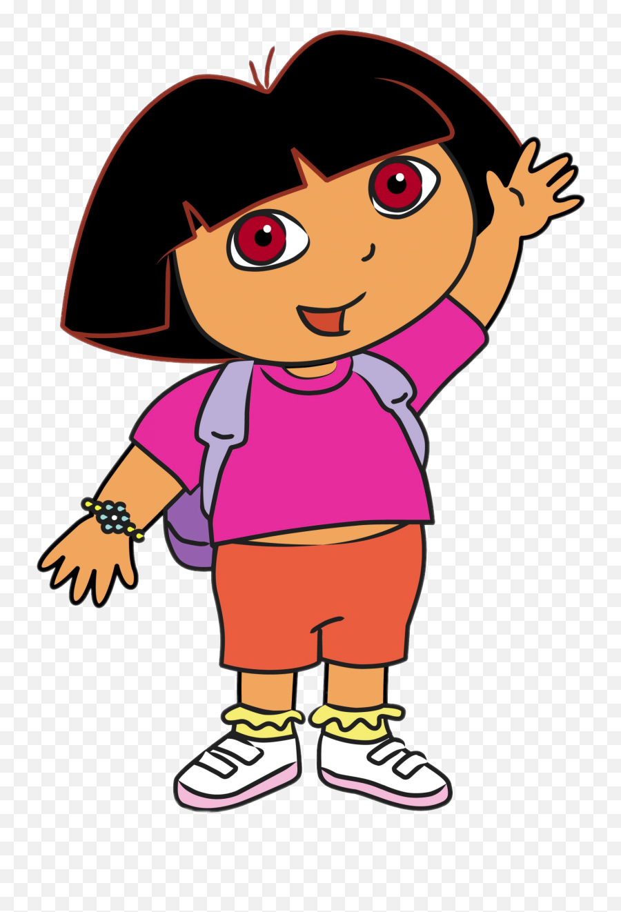 Check Out This Transparent Dora The Explorer Waving Png Image Emoji,Waving Png