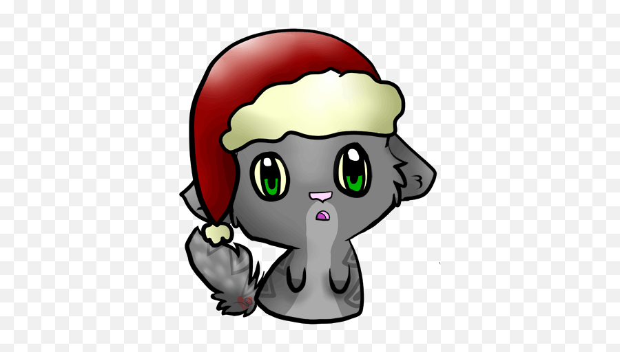 Cat In The Hat Clip Art Free - Clipart Best Cute Cartoon Santa Cat Emoji,Cat In The Hat Clipart