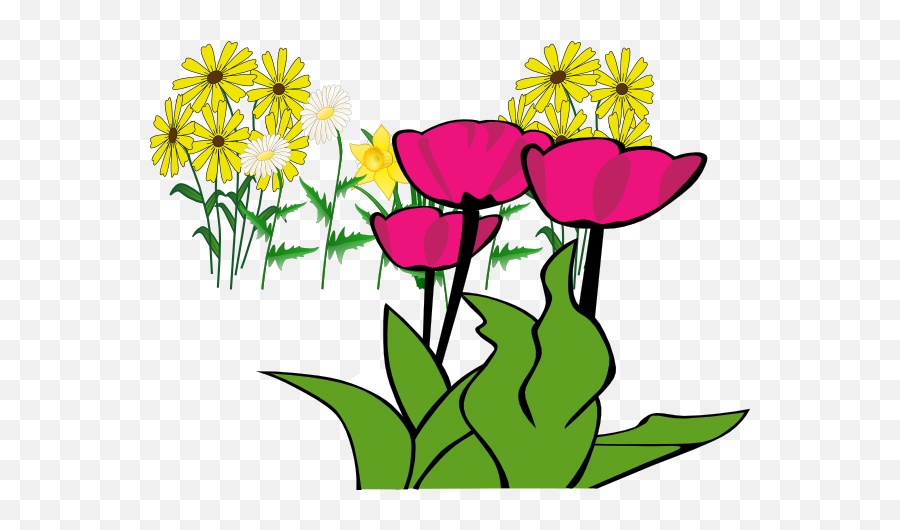 Some Flowers Clip Art At Clkercom - Vector Clip Art Online Emoji,Some Clipart