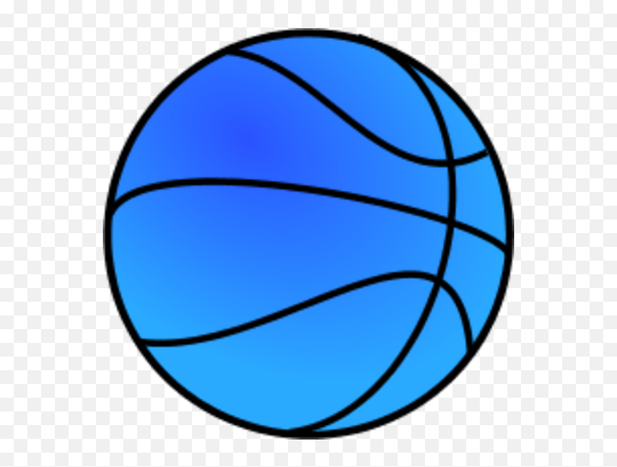 Blue Basketball Clipart Free Images - Clipart Basketball Emoji,Blue Clipart