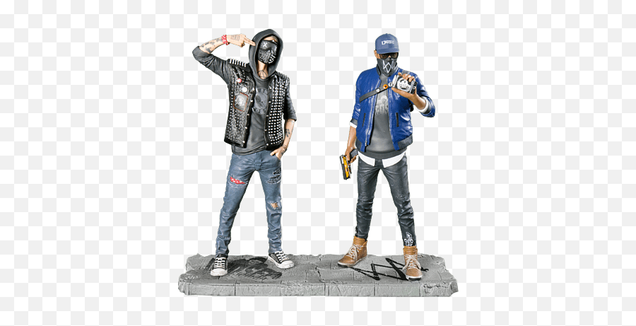 Watch Dogs Logo - Watch Dogs 2 Wrench Figure Png Download Watch Dogs 2 Statue Emoji,Watch Dogs Logo